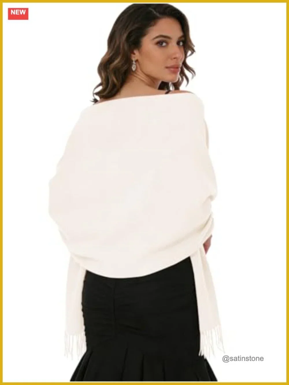 Pashmina Shawl Wrap Scarf for Evening Dresses & Weddings